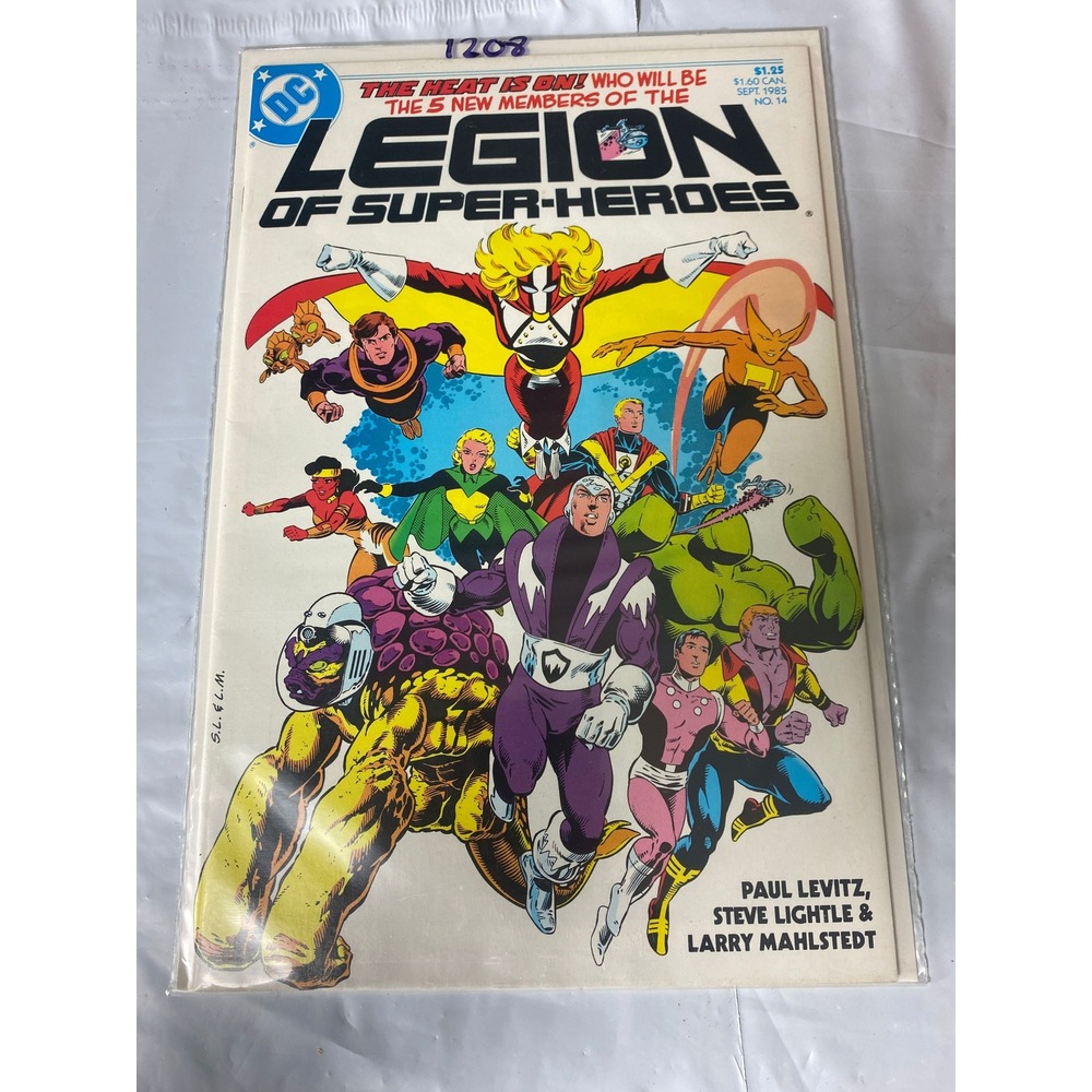DC Comics Legion of Super-Heroes 14 Sept 1985 Copper Age Paul Levitz Steve